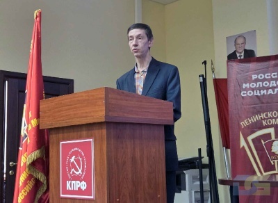 Смотр рядов Воронежского комсомола-7