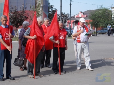Митинг в Острогожске 2 сентября 2018г-2